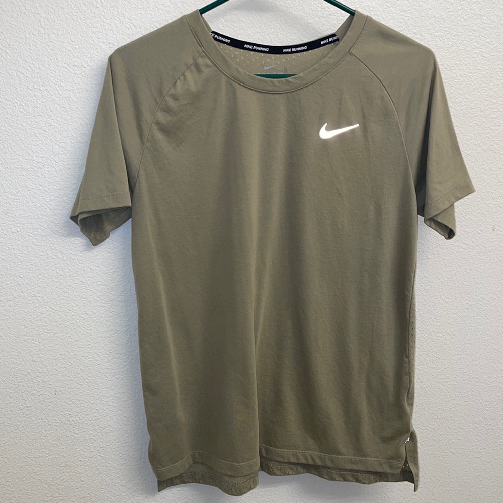 COPY - Olive Green Nike Running Tee